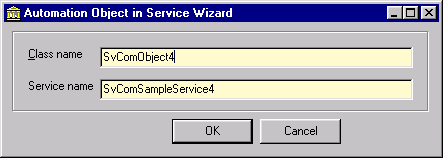 Object-in-service wizard